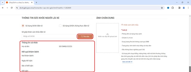 Hướng dẫn chi tiết đổi giấy phép lái xe ô tô online mới nhất 2024- Ảnh 7. Hướng dẫn chi tiết đổi giấy phép lái xe ô tô online mới nhất 2024- Ảnh 7.