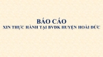 Báo cáo số 1221 về việc người lao động xin thực hành tại BVĐK huyện Hoài Đức