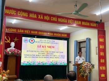Bệnh viện đa khoa Hoài Đức tổ chức hoạt động kỷ niệm 10 năm ngày CTXH
